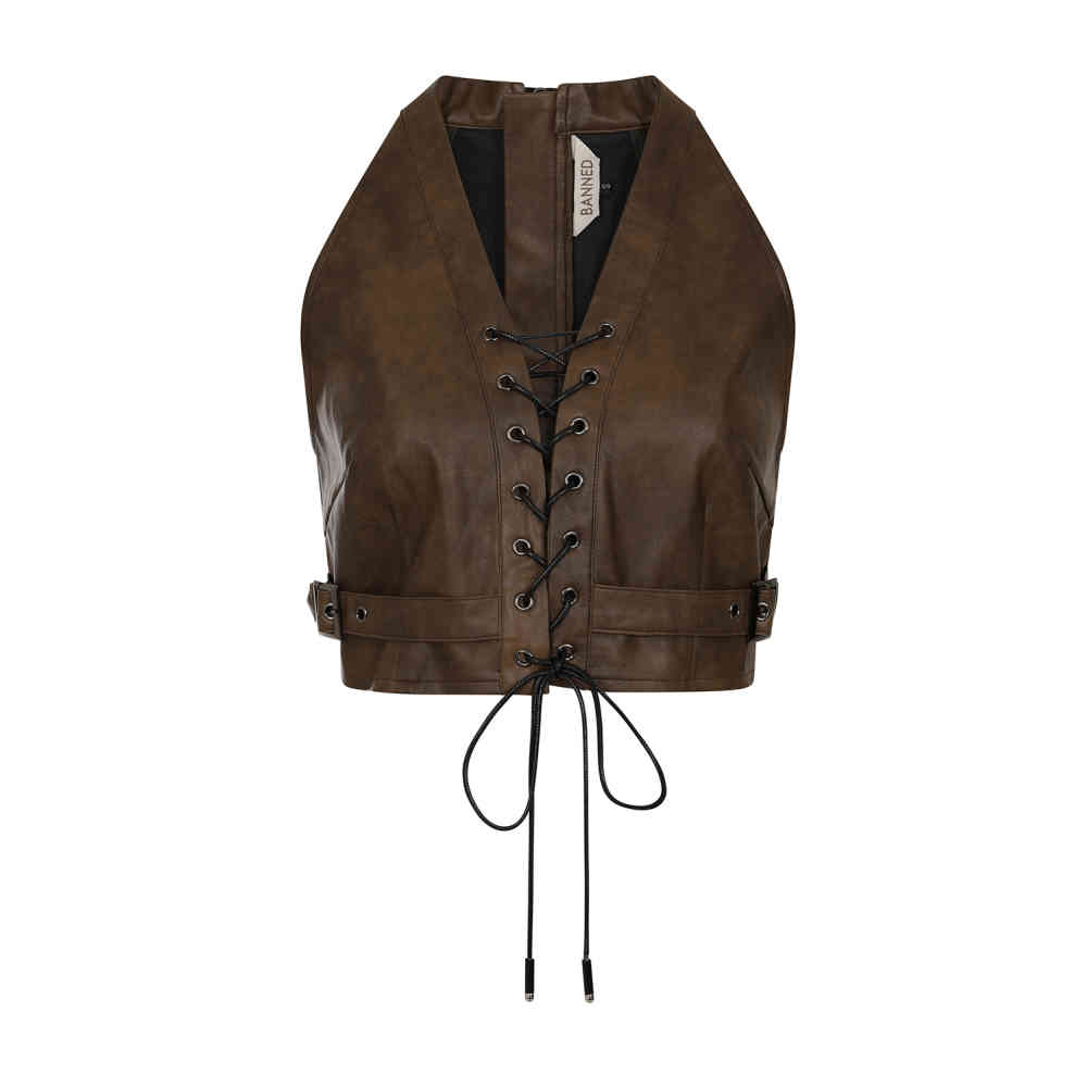 Banned - Maya Crop top - Bruin